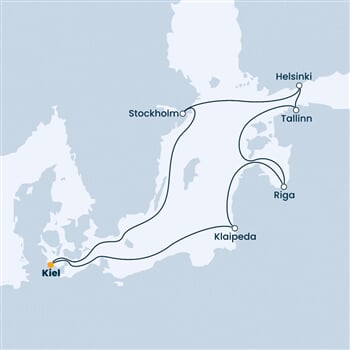 Trasa plavby CFS-KEL09091