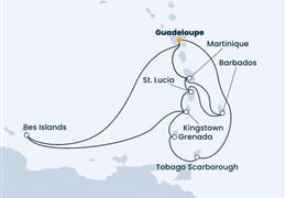 Costa Fascinosa - Nizozemské Antily, Sv.Vincenc a Grenadiny, Trinidad a Tobago (Pointe-a-Pitre)