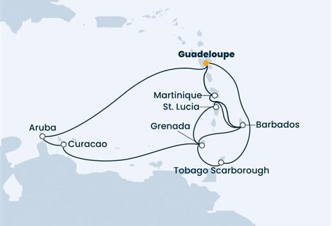 Costa Fascinosa - Nizozemské Antily, Trinidad a Tobago (Pointe-a-Pitre)