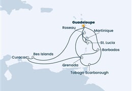 Costa Fascinosa - Nizozemské Antily, Trinidad a Tobago, Dominika (Pointe-a-Pitre)