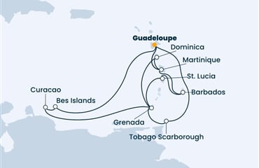 Costa Fascinosa - Nizozemské Antily, Dominika, Trinidad a Tobago (Pointe-a-Pitre)