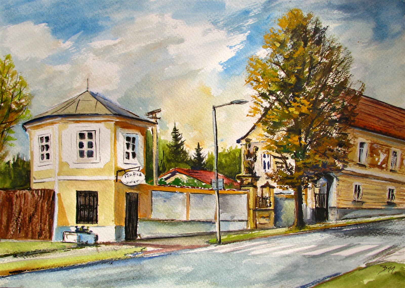 Tomáš Diblík: Vysoké Mýto - Litomyšlská ul.  -Na Mýtnici, 24 × 32 cm