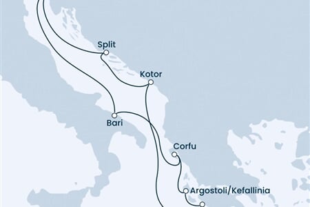 Costa Deliziosa - Itálie, Chorvatsko, Černá Hora, Řecko (z Terstu)