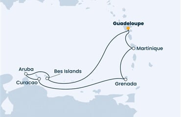 Costa Diadema - Nizozemské Antily (Pointe-a-Pitre)