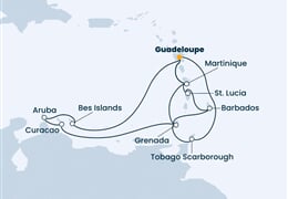 Costa Diadema - Nizozemské Antily, Trinidad a Tobago (Pointe-a-Pitre)