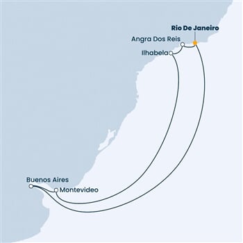 Trasa plavby CFO-RIO08058