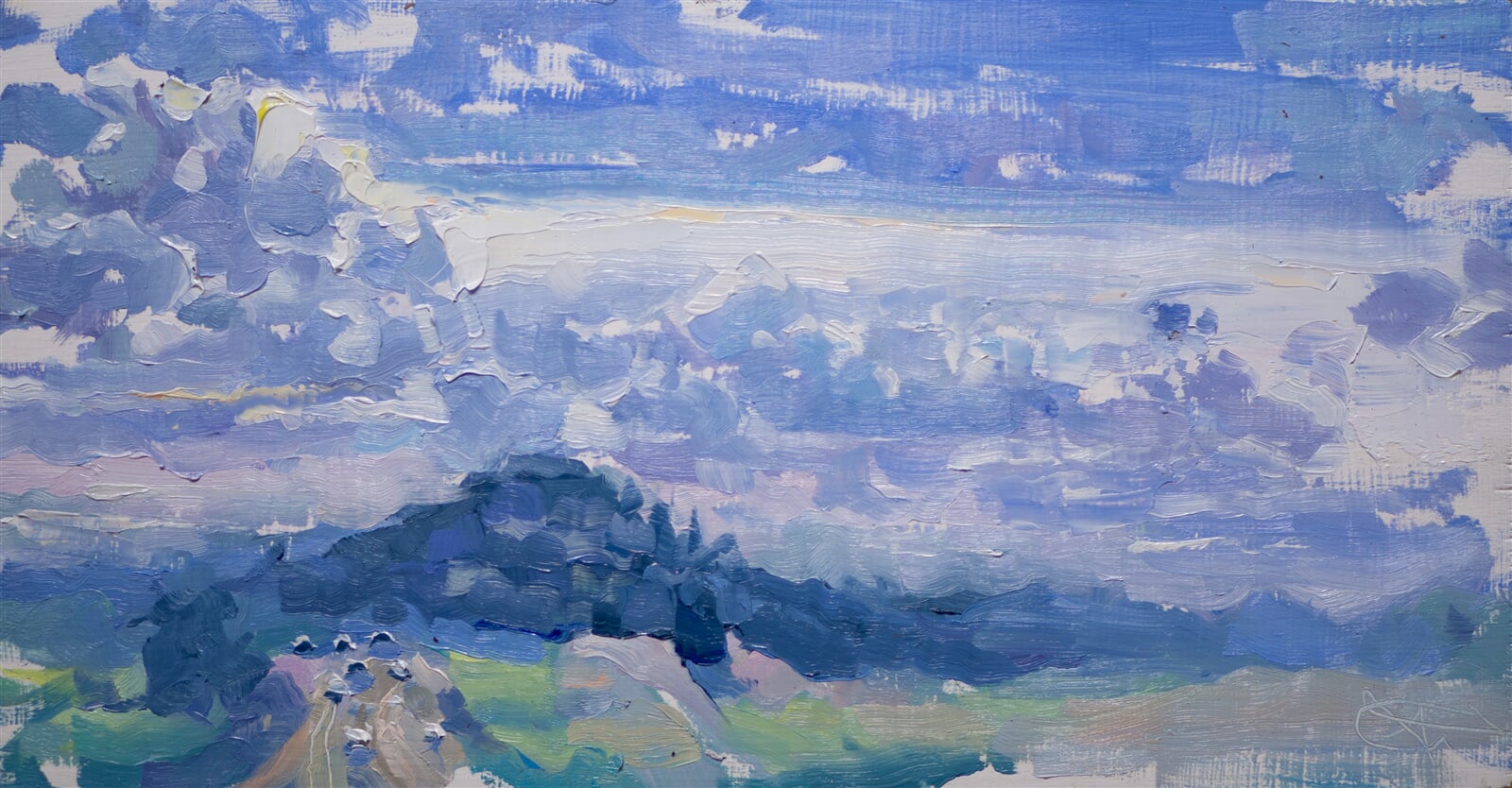 Adéla Topolová: Ženoucí se, 13 × 25 cm