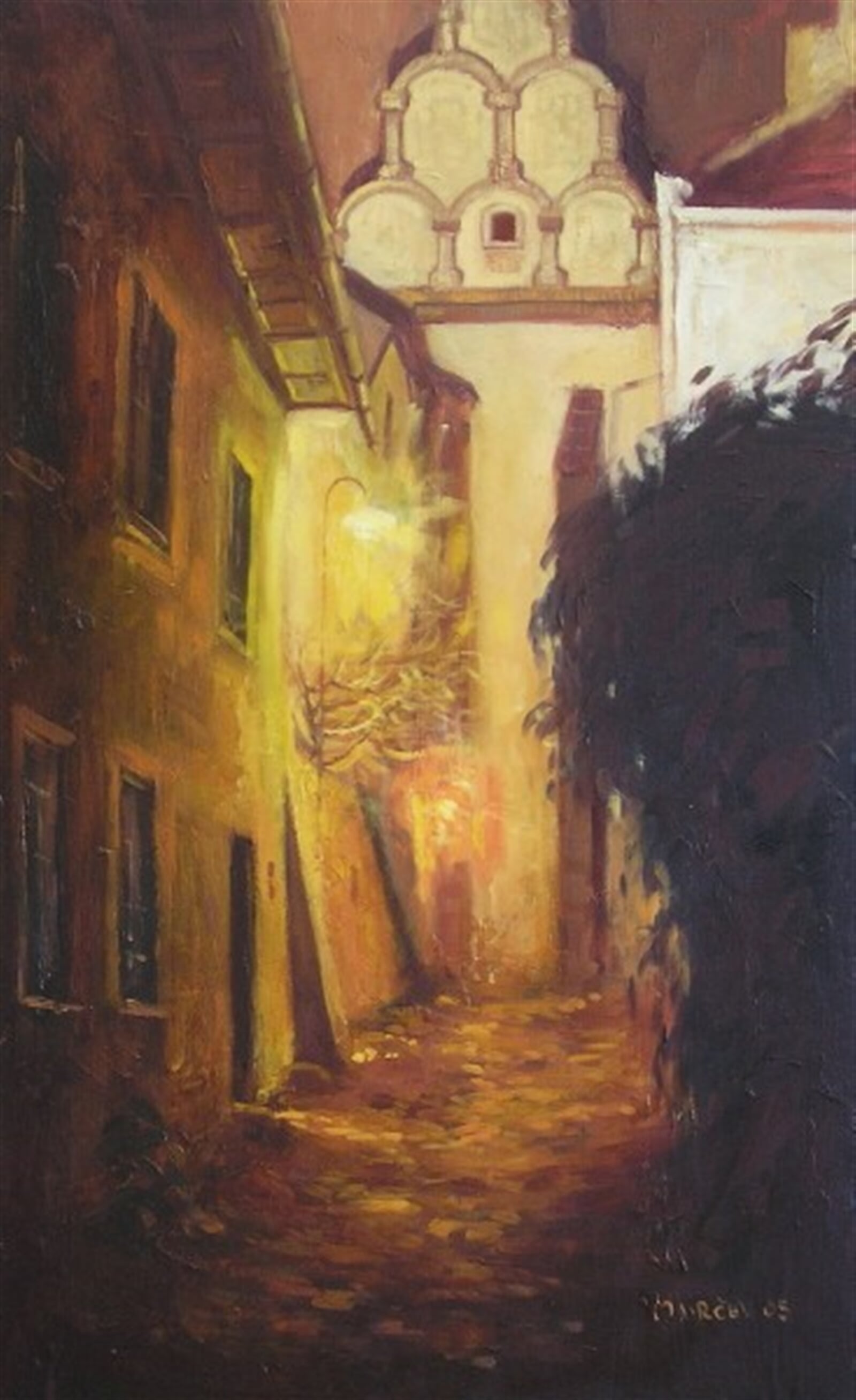Petr Mirčev: Třebíč, 30 × 50 cm