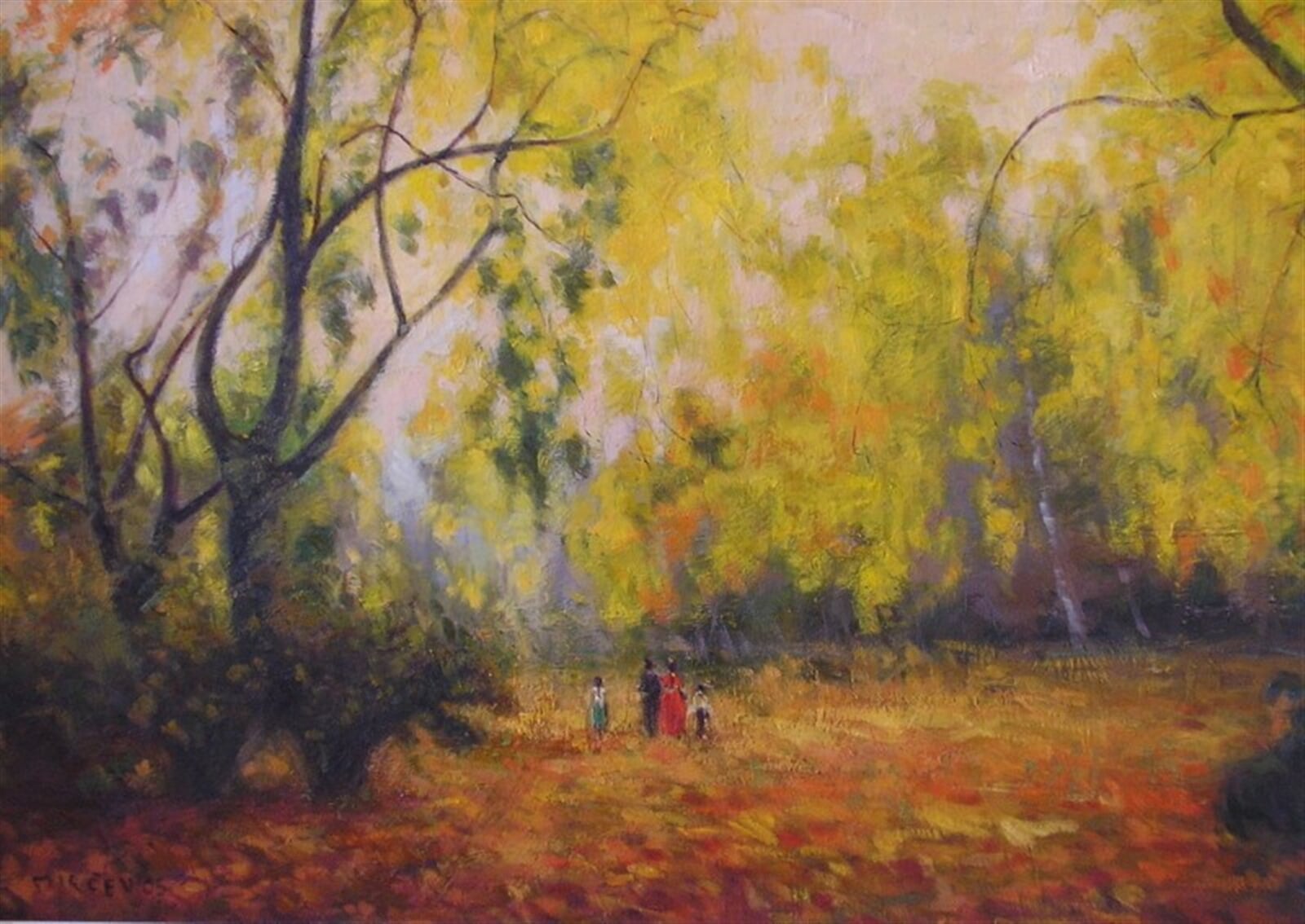 Petr Mirčev: Jihlava na Hliništi, 50 × 60 cm