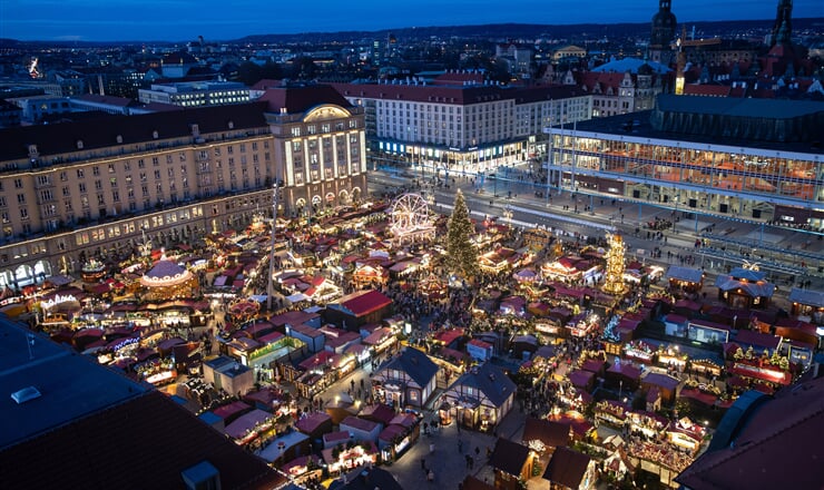 Striezelmarkt, vánoční trh Drážďany