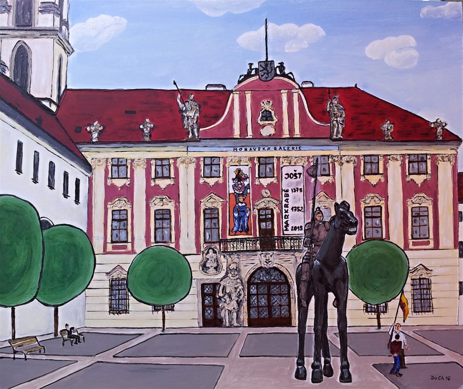 Dušan Chaloupka: Jošt, 60 × 50 cm