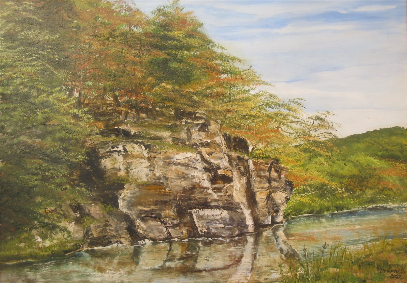Svatopluk Drápal: Oslava archleb, 50 × 70 cm