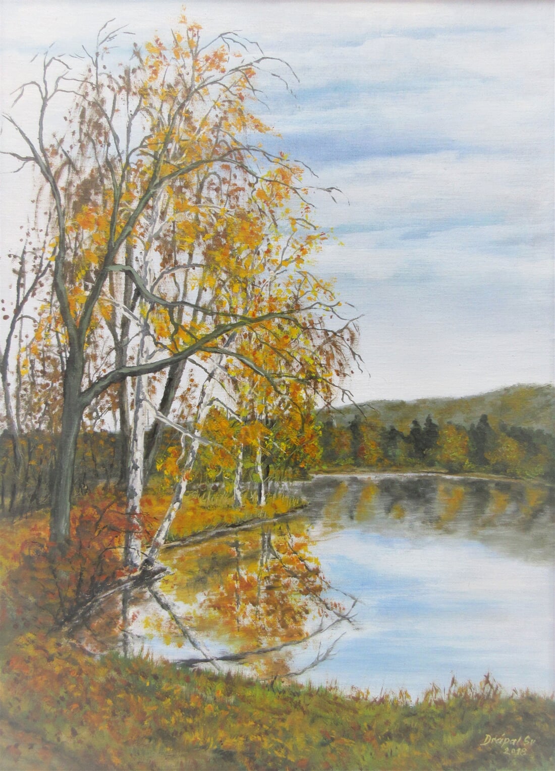 Podzim v Milovech 55x40