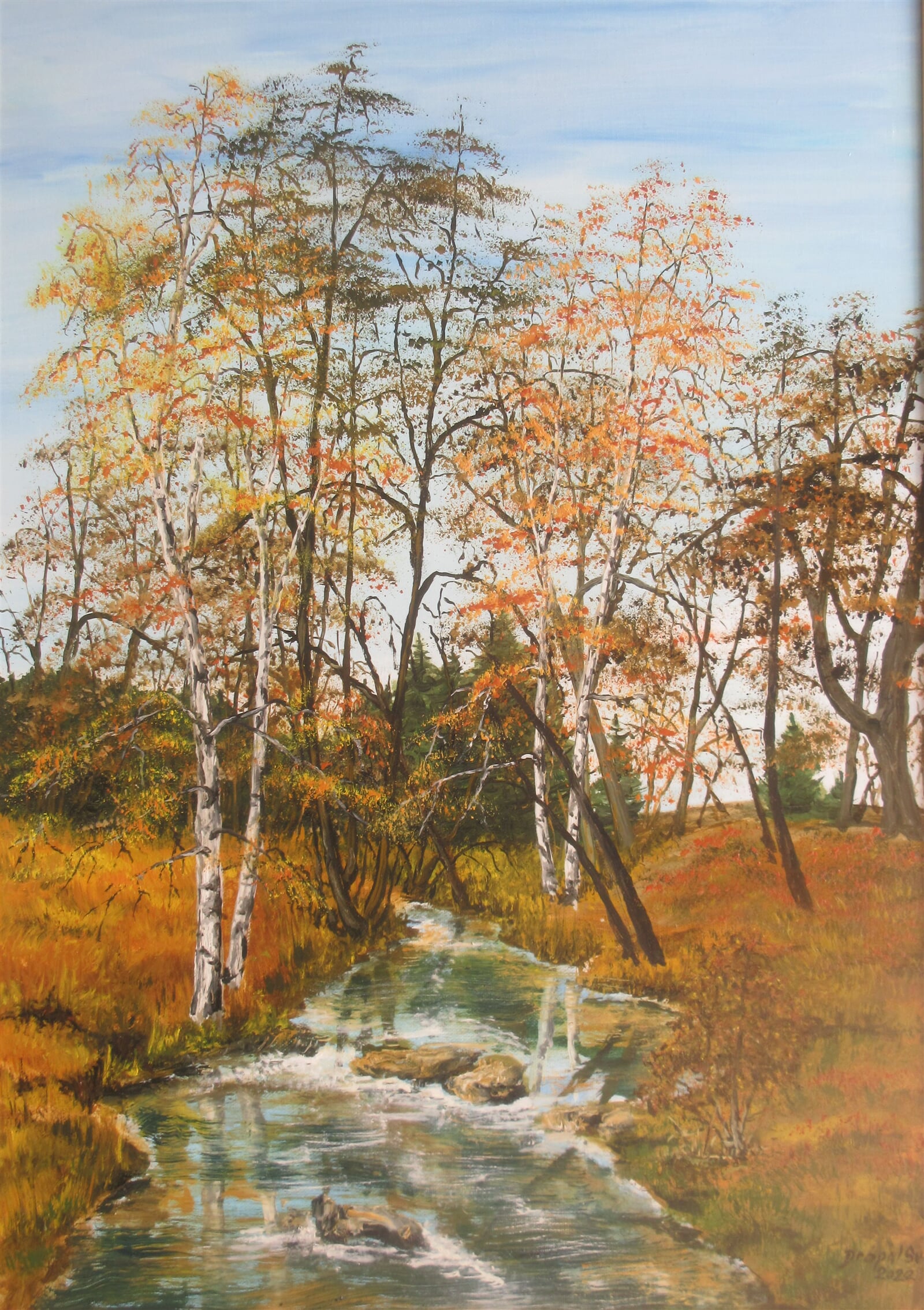 Svatopluk Drápal: Svratka Křižánky, 70 × 50 cm