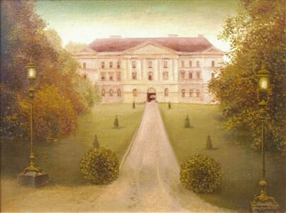 Boskovický zámek, olej na plátně, 80 x 60 cm