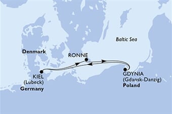 MSC Fantasia - Německo, Dánsko, Polsko (z Kielu)