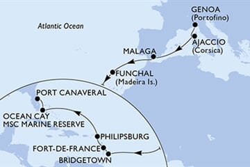 MSC Meraviglia - Itálie, Francie, Španělsko, Portugalsko, Barbados, ...