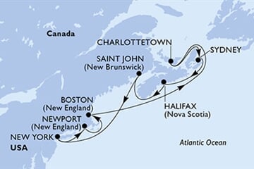 MSC Meraviglia - USA, Kanada (z New Yorku)