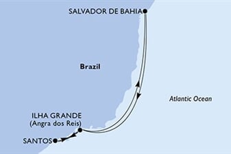MSC Seashore - Brazílie (Salvador de Bahia)
