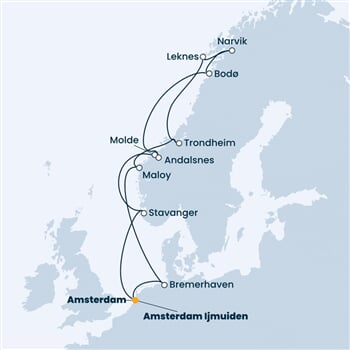 Trasa plavby CFA-IJM14031