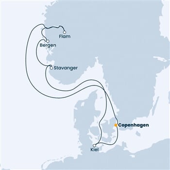Trasa plavby CFI-CPH07202