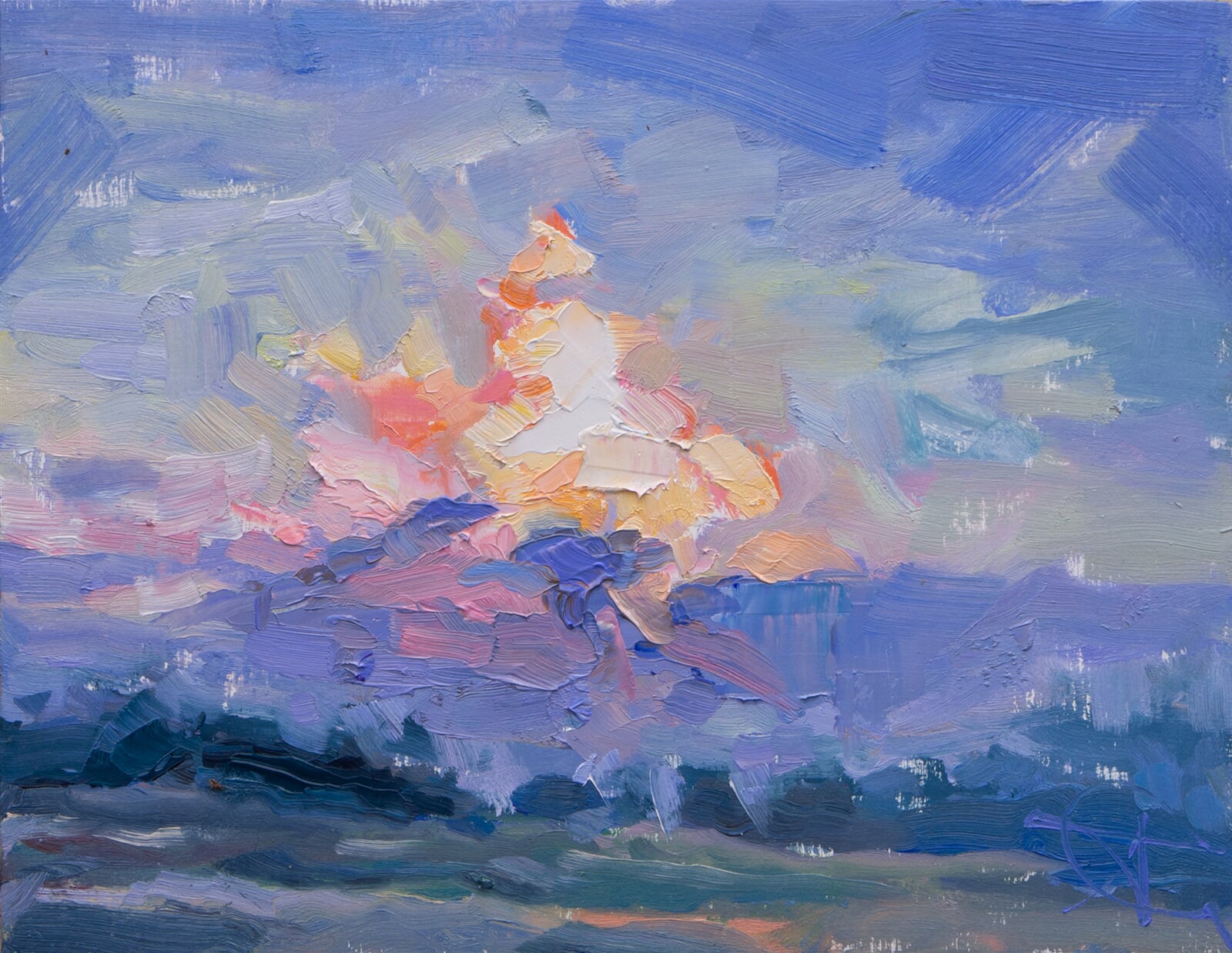Adéla Topolová: Mrak, 15 × 19 cm