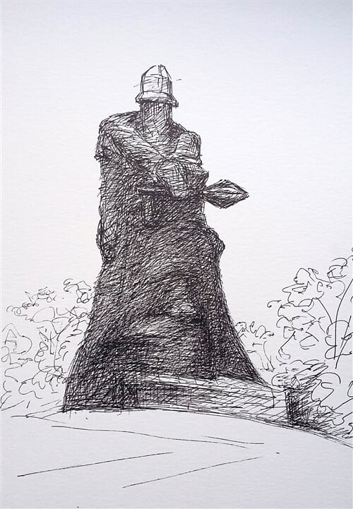 Pomník Jana Žižky u Sudoměře