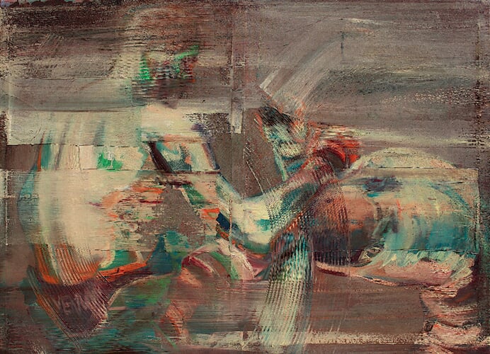 mma serie (j.d. procházka x v. oezdemir)   akryl, olej, plátno, 170 x 130 cm, 2022