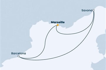Costa Fortuna - Francie, Itálie, Španělsko (z Marseille)