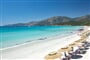 Hotelová pláž, Villasimius, Sardinie