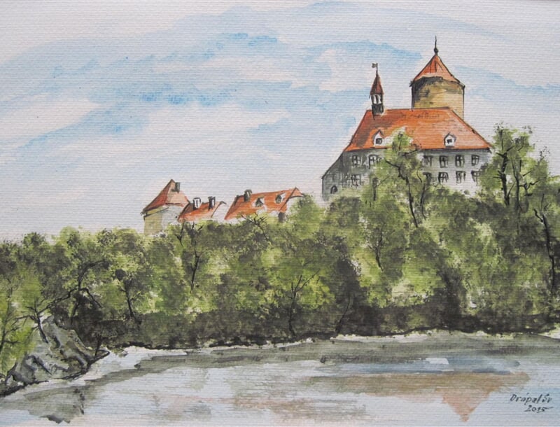 Brněnská přehrada, hrad Veveří - Svatopluk Drápal
