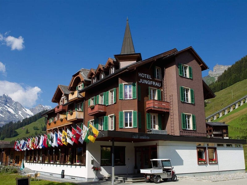 Pohodový týden v Alpách - Švýcarsko - Schilthorn 007, Jungfrau – po stopách Jamese Bonda s ubytováním v Mürrenu