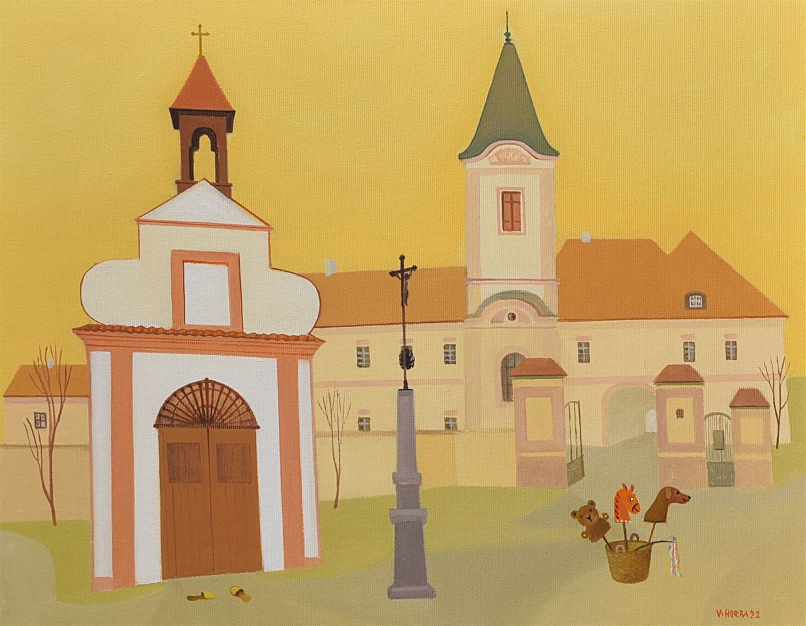 Valentin Horba: Osek, 40 × 50 cm