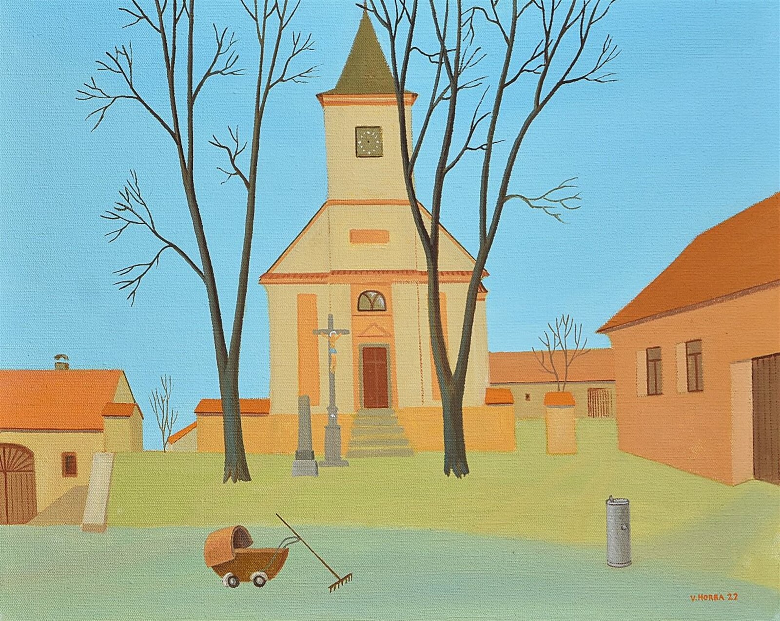 Valentin Horba: Paračov, 40 × 50 cm