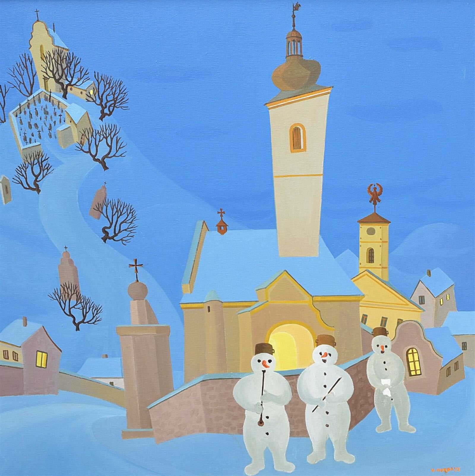 Valentin Horba: Radomyšl, 50 × 50 cm
