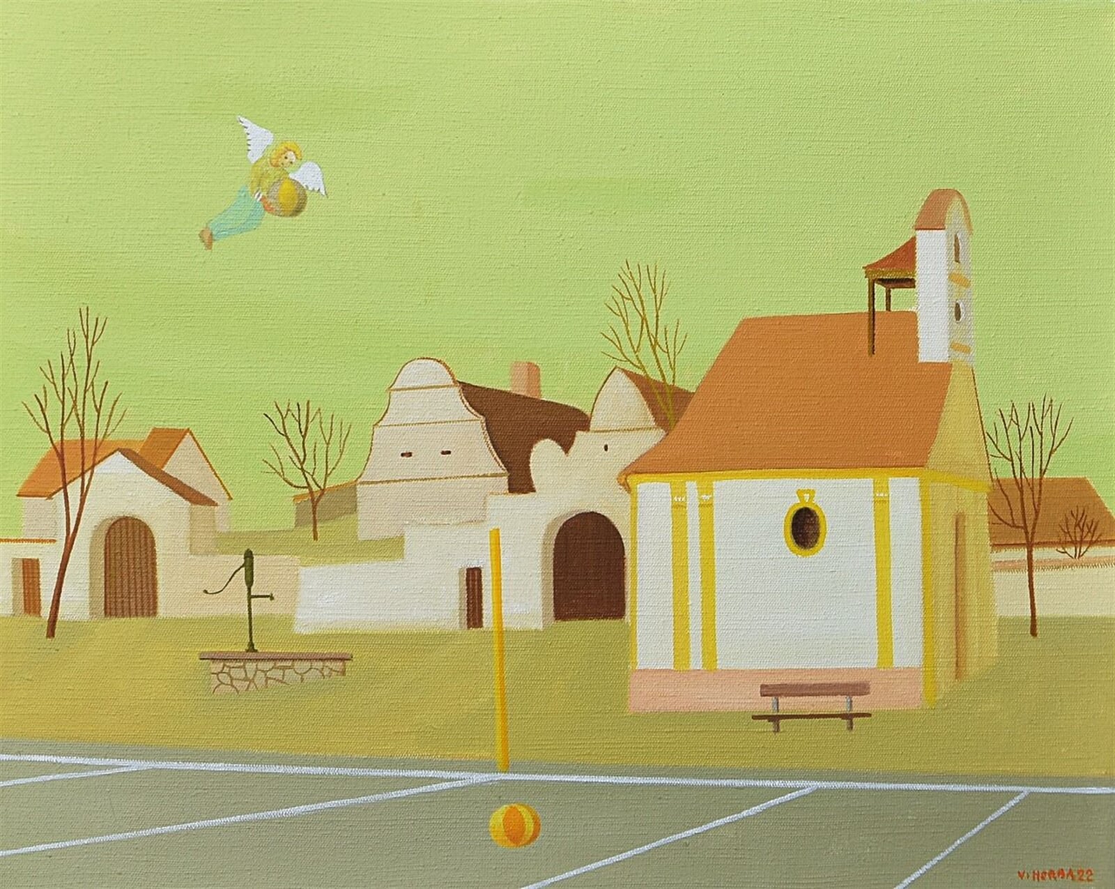 Valentin Horba: Rovná, 40 × 50 cm
