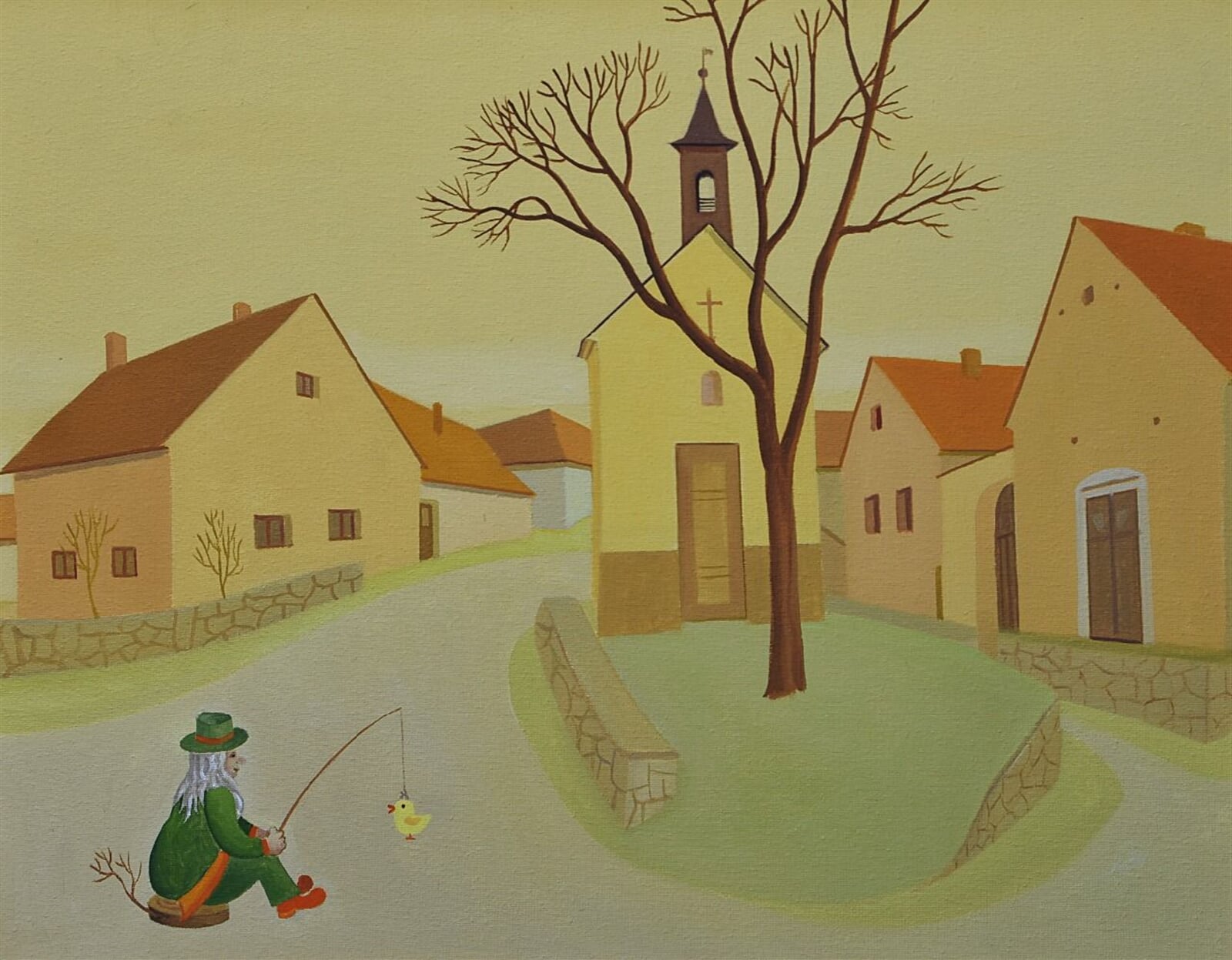 Valentin Horba: Skály, 40 × 50 cm