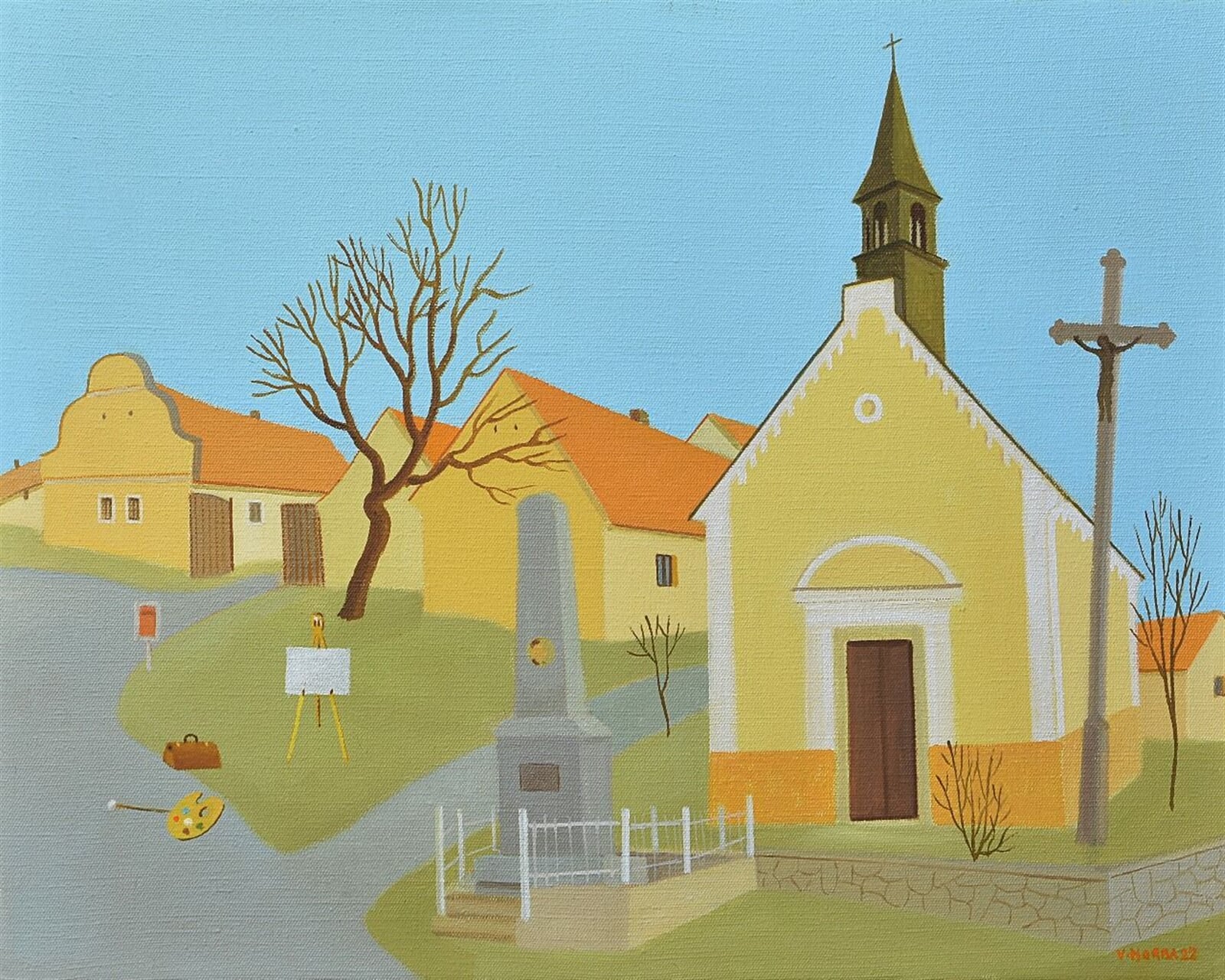 Valentin Horba: Slaník, 40 × 50 cm