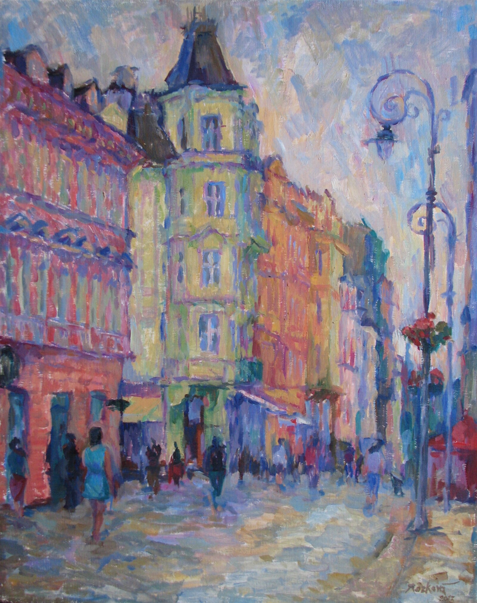 Jana Rozková: Z Karlových Varů, 40 × 50 cm