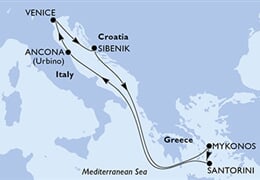 MSC Armonia - Itálie, Chorvatsko, Řecko (Ancona)