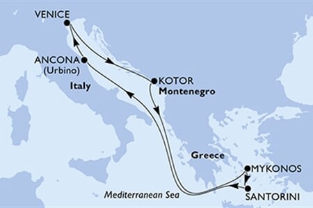 MSC Armonia - Itálie, Řecko (Ancona)