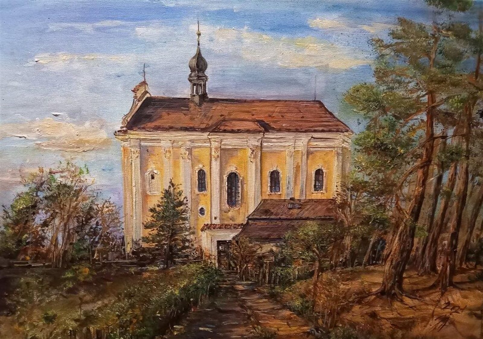 Jarka Papežová: Kostel sv. Martina, Hůrka, Klatovy