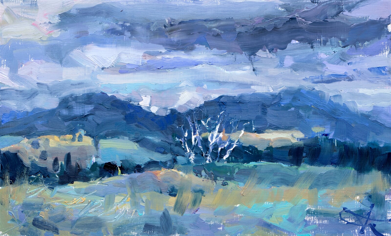 Adéla Topolová: Bílé paroží, 20 × 30 cm