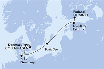 MSC Fantasia - Německo, Dánsko, Estonsko, Finsko (z Kielu)
