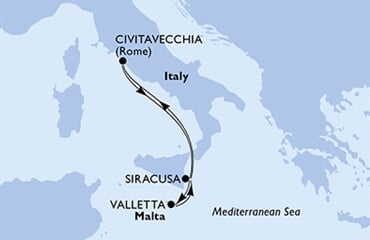 MSC Divina - Malta, Itálie (La Valetta)