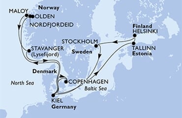 MSC Fantasia - Švédsko, Německo, Norsko, Dánsko, Estonsko, ... (ze Stockholmu)