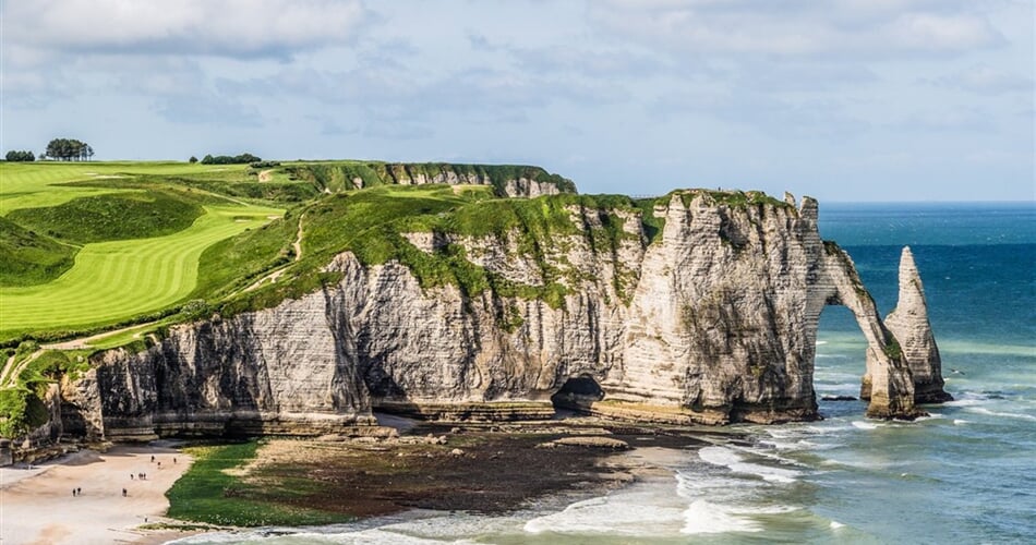 Francie - Normandie - útesy Etretat