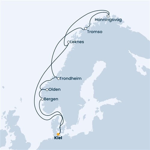 Trasa plavby CFS-KEL12039