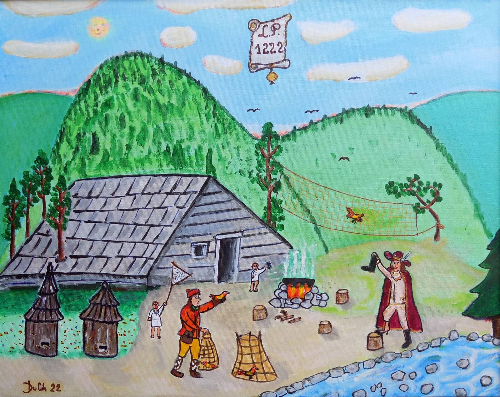 Dušan Chaloupka: JIŽ NEBUDU CHODIT BOSKO VÍCE, 40 × 50 cm