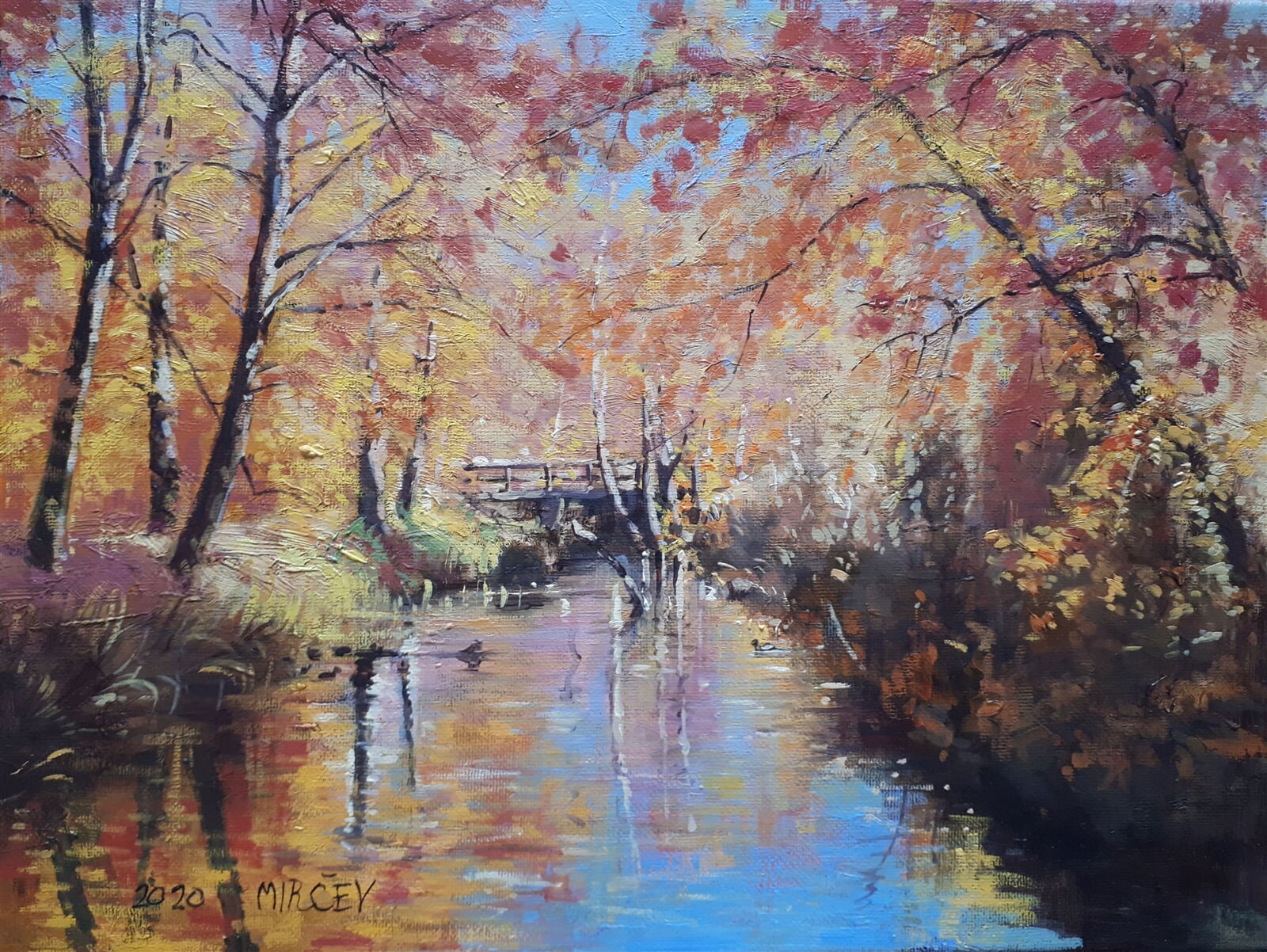 Petr Mirčev: Zoo Praha, 50 × 60 cm